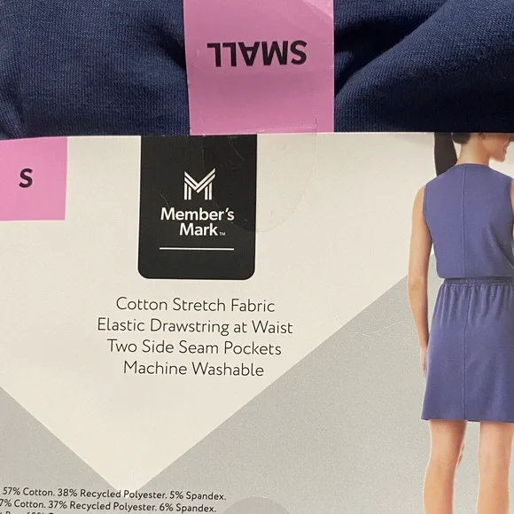 Member's Mark Navy Tank Dress - Picture 4 of 4